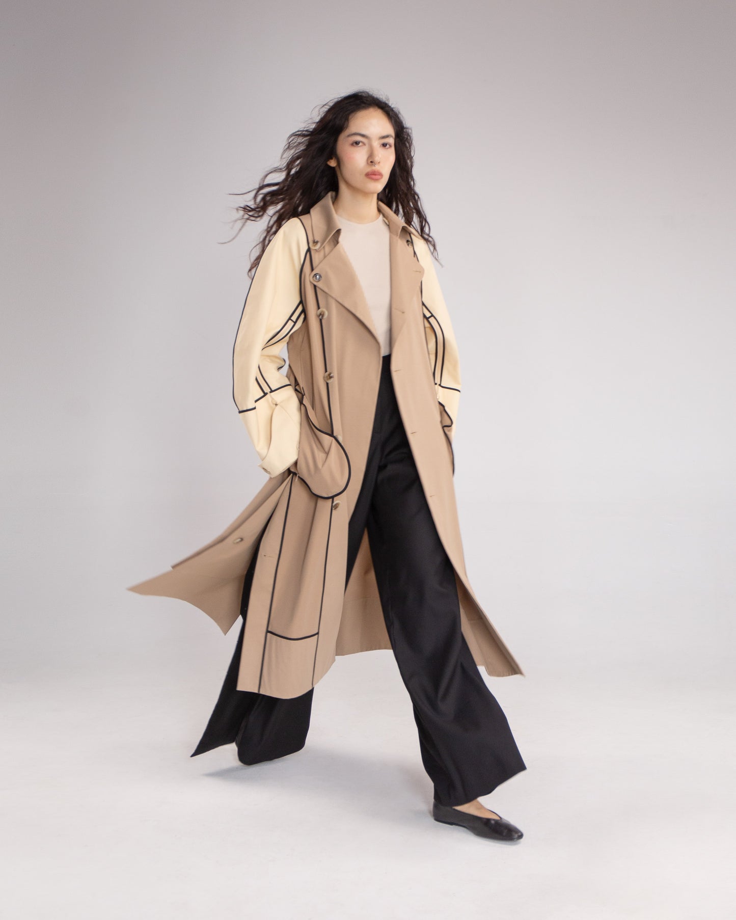 Double Faced Trench Coat